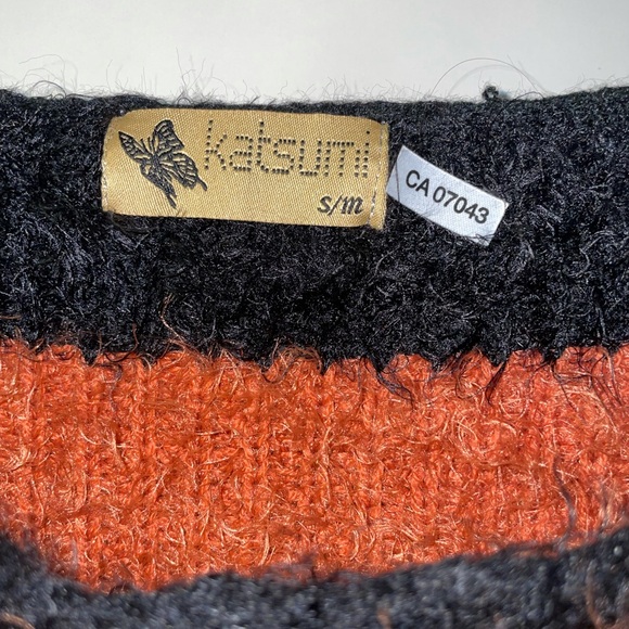 Fuzzy Stripped Sweater - Picture 3 of 3